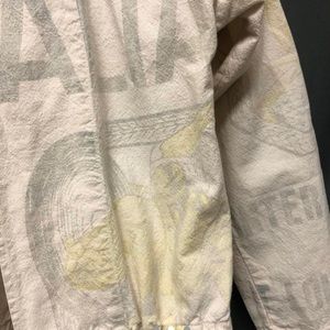 Vintage wheat flour sack jacket flour sack top